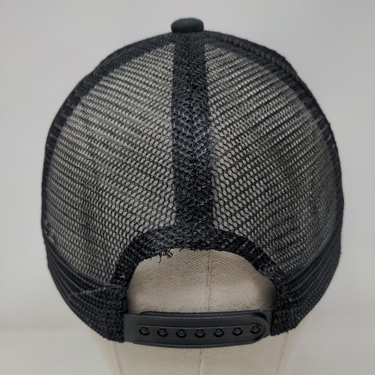 Western Son Vodka Snapback Mesh Back Trucker Hat Black One Size Solid