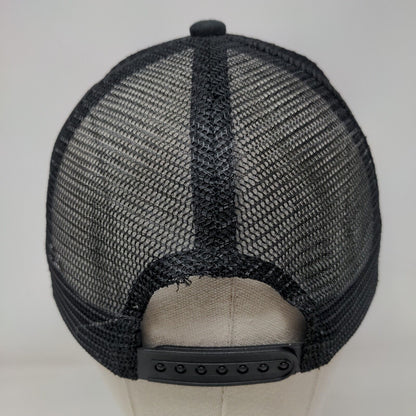 Western Son Vodka Snapback Mesh Back Trucker Hat Black One Size Solid