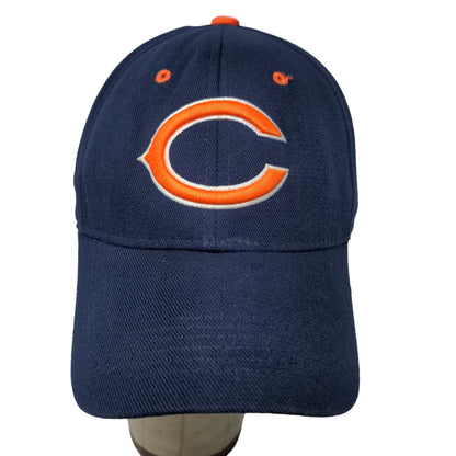 Reebok Men's Fitted Chicago Bears Hat Blue Size OSFA Embroidered C Logo