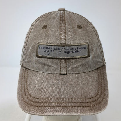 Sportsman Springfield College Graduate Student Brown Hat One Size Baseball Cap