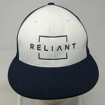 Pacific Headwear Baseball Cap Blue M Mesh Back Flexfit Reliant Structured Hat