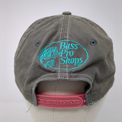 Bass Pro Shops Snapback Hat Multi One Size Gone Fishing Embroidered