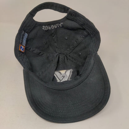 Suforia Slideback Hat Black OSFA Embroidered Logo Adjustable Newhattan