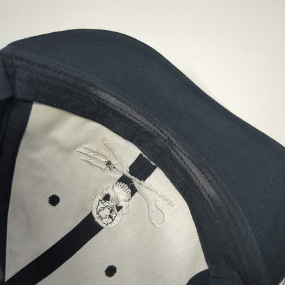 Sea Shepherd Baseball Cap Black One Size Organic Cotton Jolly Roger Logo Hat