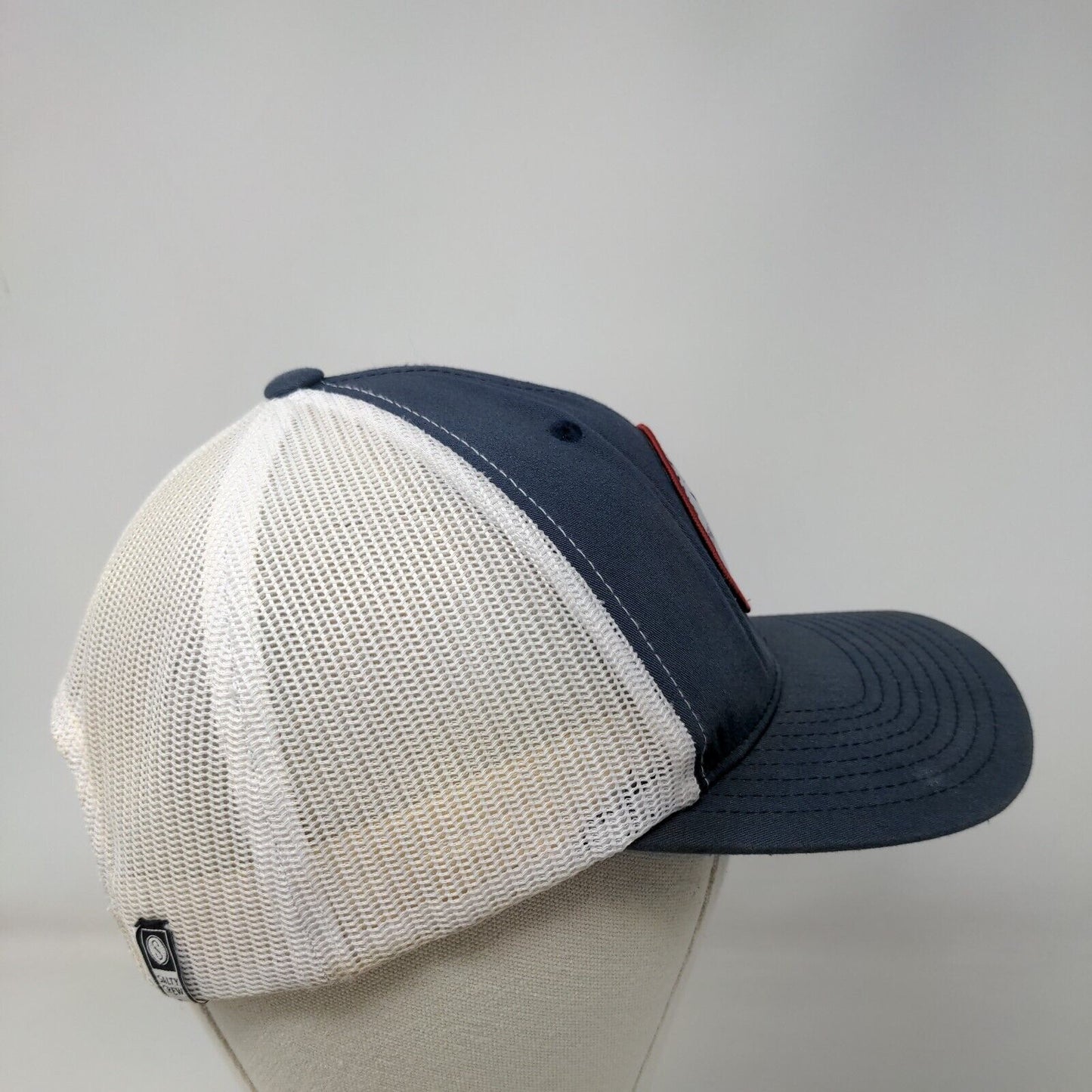 Salty Crew Chasing Tail Snapback Mesh Back Trucker Hat Blue One Size