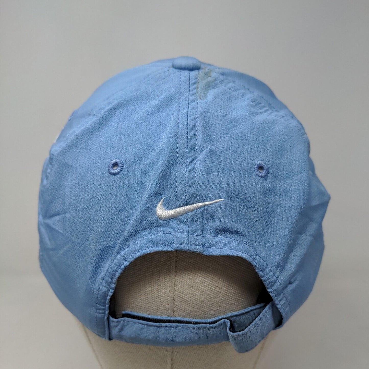 Nike Golf Mens Strapback Hat Blue Size OSFM Embroidered Swoosh Logo Wicked Stick