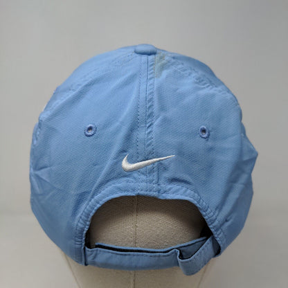 Nike Golf Mens Strapback Hat Blue Size OSFM Embroidered Swoosh Logo Wicked Stick