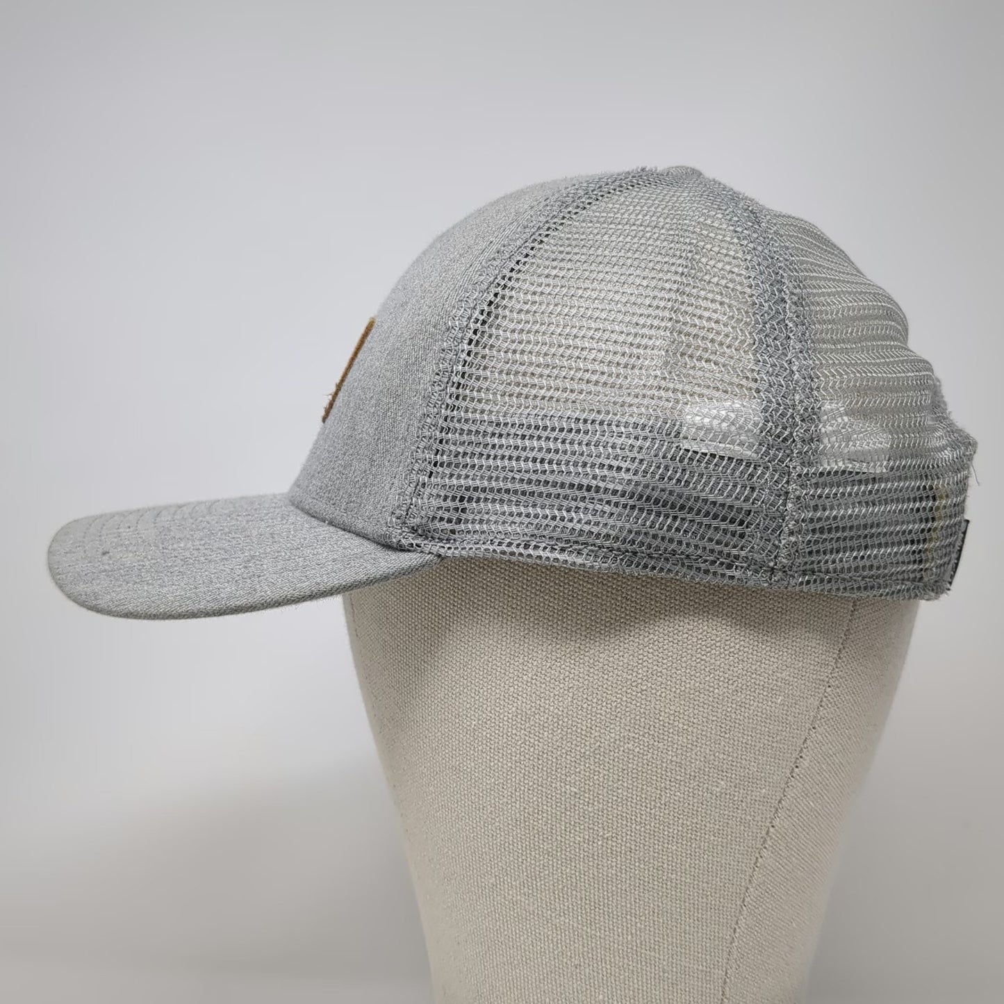 Dakine Trucker Hat Gray OSFM Mesh Back Snapback Curved Bill Mountain Wave hat