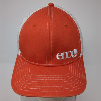 ENO Eagles Nest Outfitters Snapback Trucker Hat Orange One Size Mesh Back