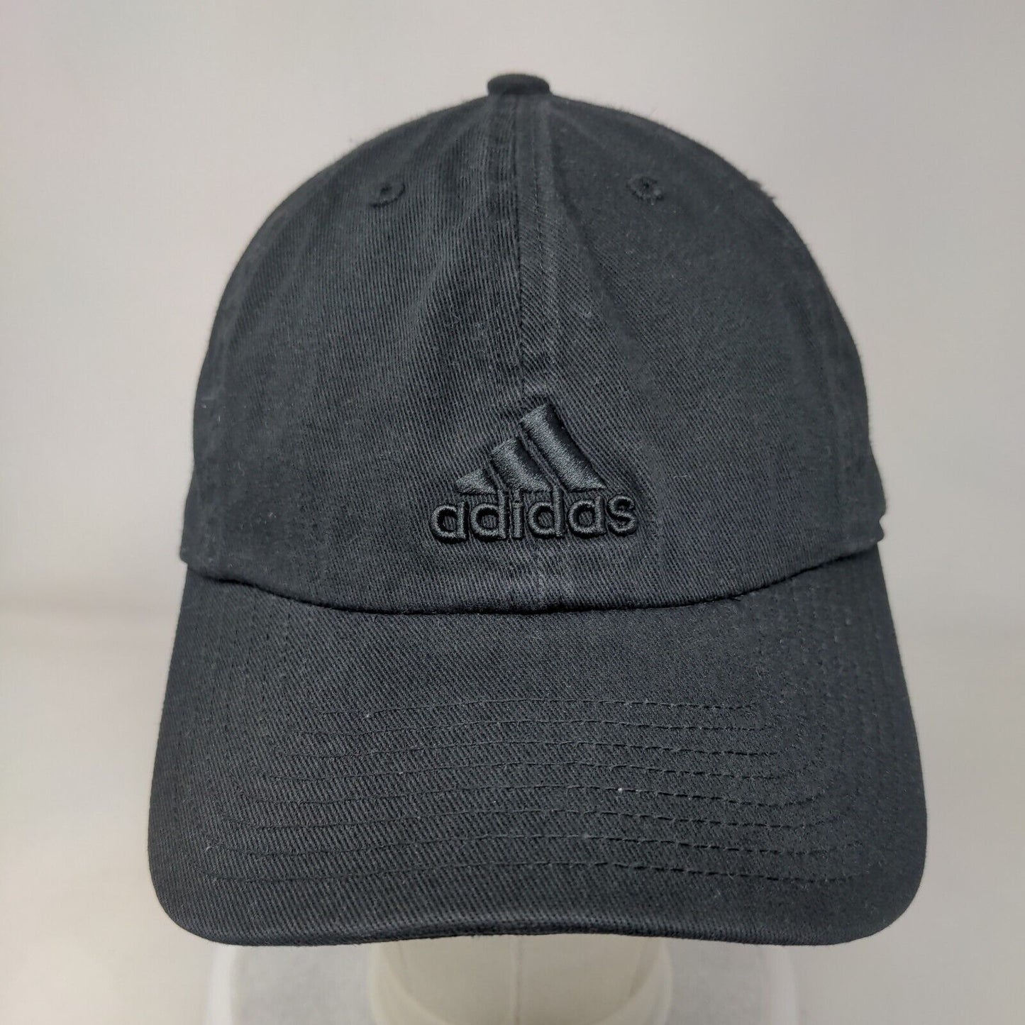Adidas 3 Stripes Slideback Hat Black One Size Adjustable Climalite