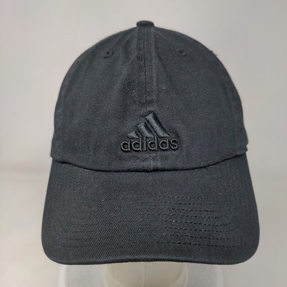 Adidas 3 Stripes Slideback Hat Black One Size Adjustable Climalite