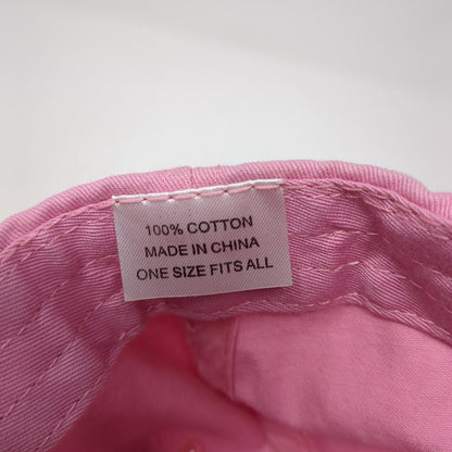 Breast Cancer Foundation of The Ozarks Strapback Hat Pink One Size Adjustable
