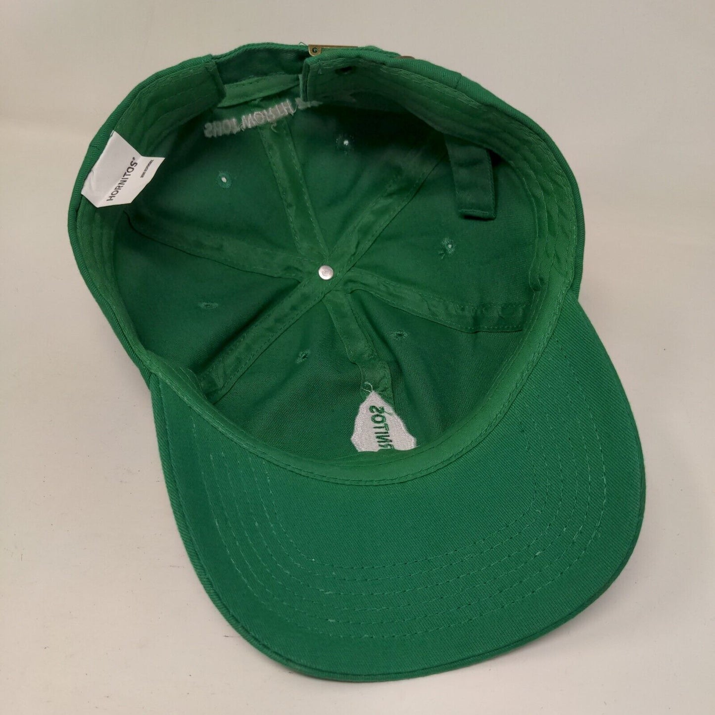 Hornitos Slideback Hat Green One Size Adjustable Embroidered Drink Responsibly
