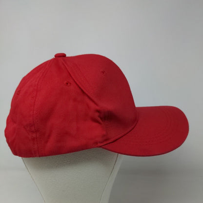 Stoli Vodka Men's Snapback Hat Red Adjustable Embroidered Logo Cotton