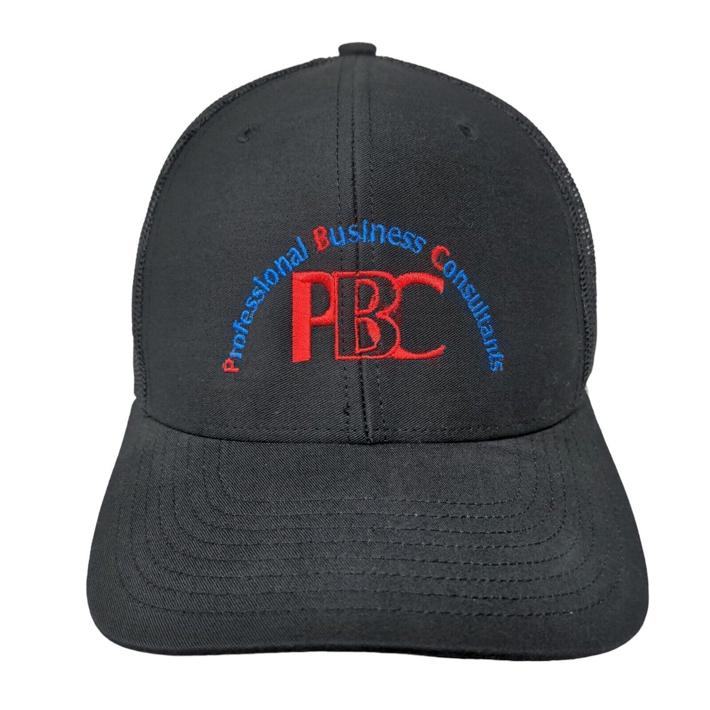 PBC Professional Business Consultants Snapback Trucker Hat Black OS Richardson