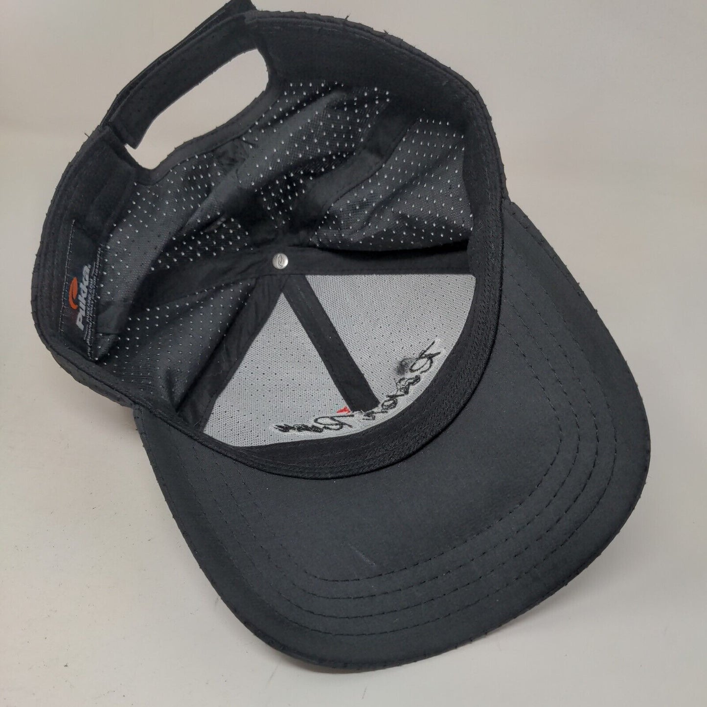 River Run Golf Links Strapback Hat Black One Size City Of Bradenton