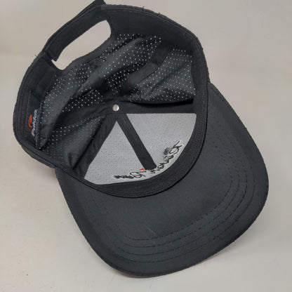 River Run Golf Links Strapback Hat Black One Size City Of Bradenton