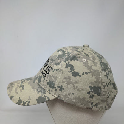 Care Plus Health Plan Strapback Hat Camouflage OSFA Adjustable Embroidered