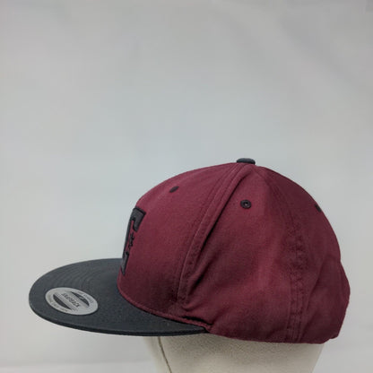 DC Snapback Hat Red One Size Adjustable Embroidered The Classics Yupoong