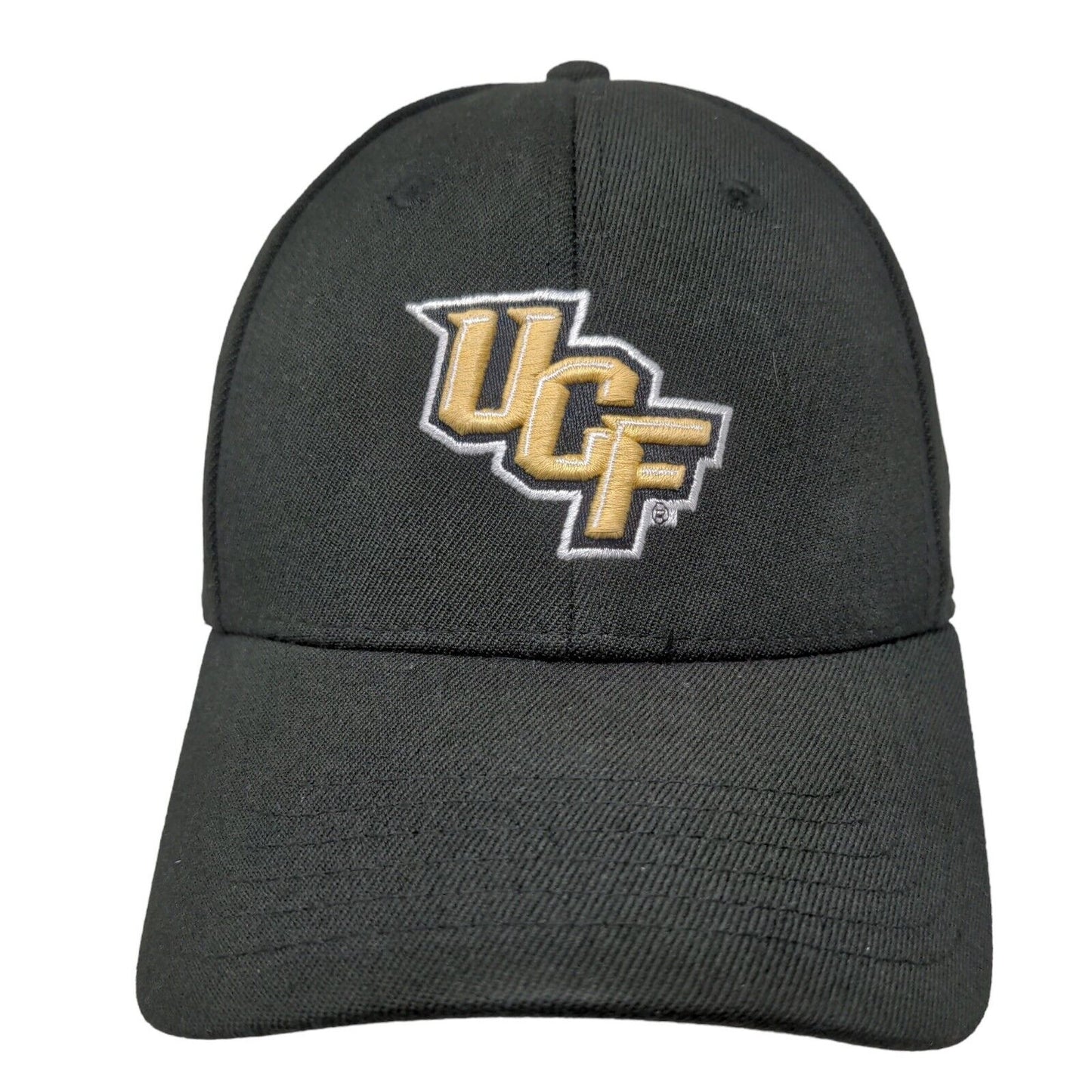 Top of the World Men's Fitted Hat Black OSFA UCF Knights Embroidered Logo