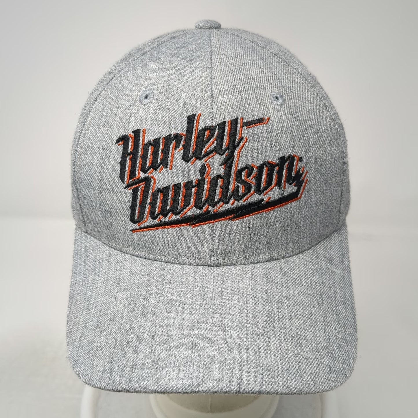 Harley-Davidson Snapback Hat Gray One Size Schaeffer's Orwigsburg PA Embroidered