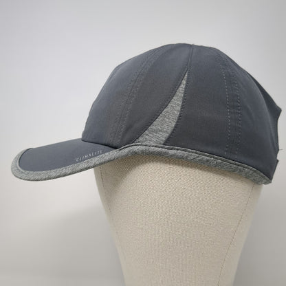 Adidas Baseball Cap Gray One Size Climalite Performance Curved Brim Sport Hat