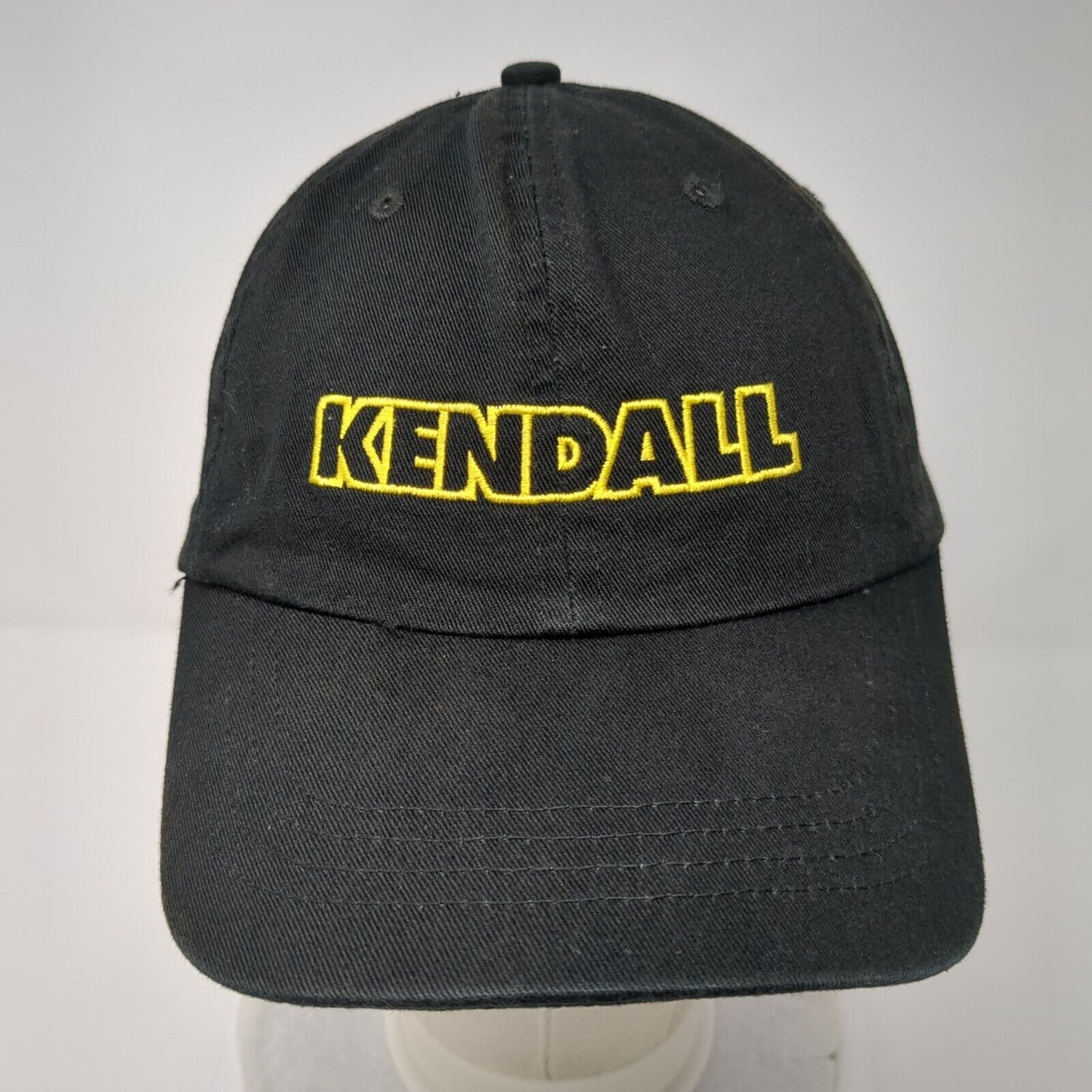 Kendall Slideback Hat Black OSFA Adjustable Embroidered 6 Panel HG