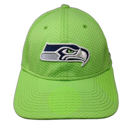 New Era 39THIRTY Seattle Seahawks NFL Hat Green L Stretch Fit Curved Bill Logo
