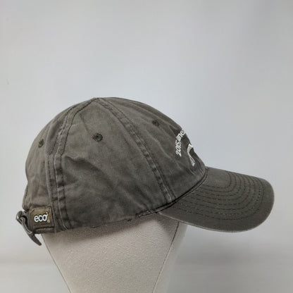 2015 Juneau Summer Mission Slideback Hat Brown OSFM Adjustable Embroidered OC