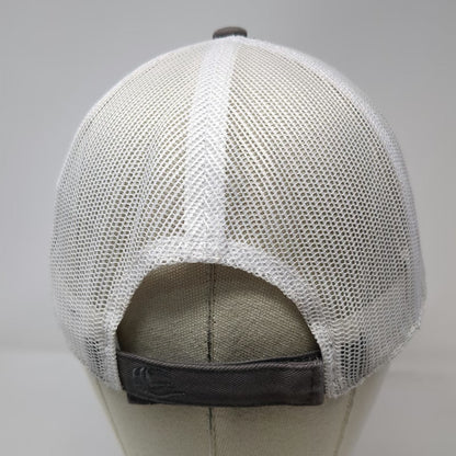 Outdoor Cap Gray One Size Baseball Brandt Embroidery Mesh Back Strapback Hat