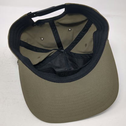 KÜHL 5 Panel Green Hat One Size Snapback Rope Mountain Logo Performance Cap