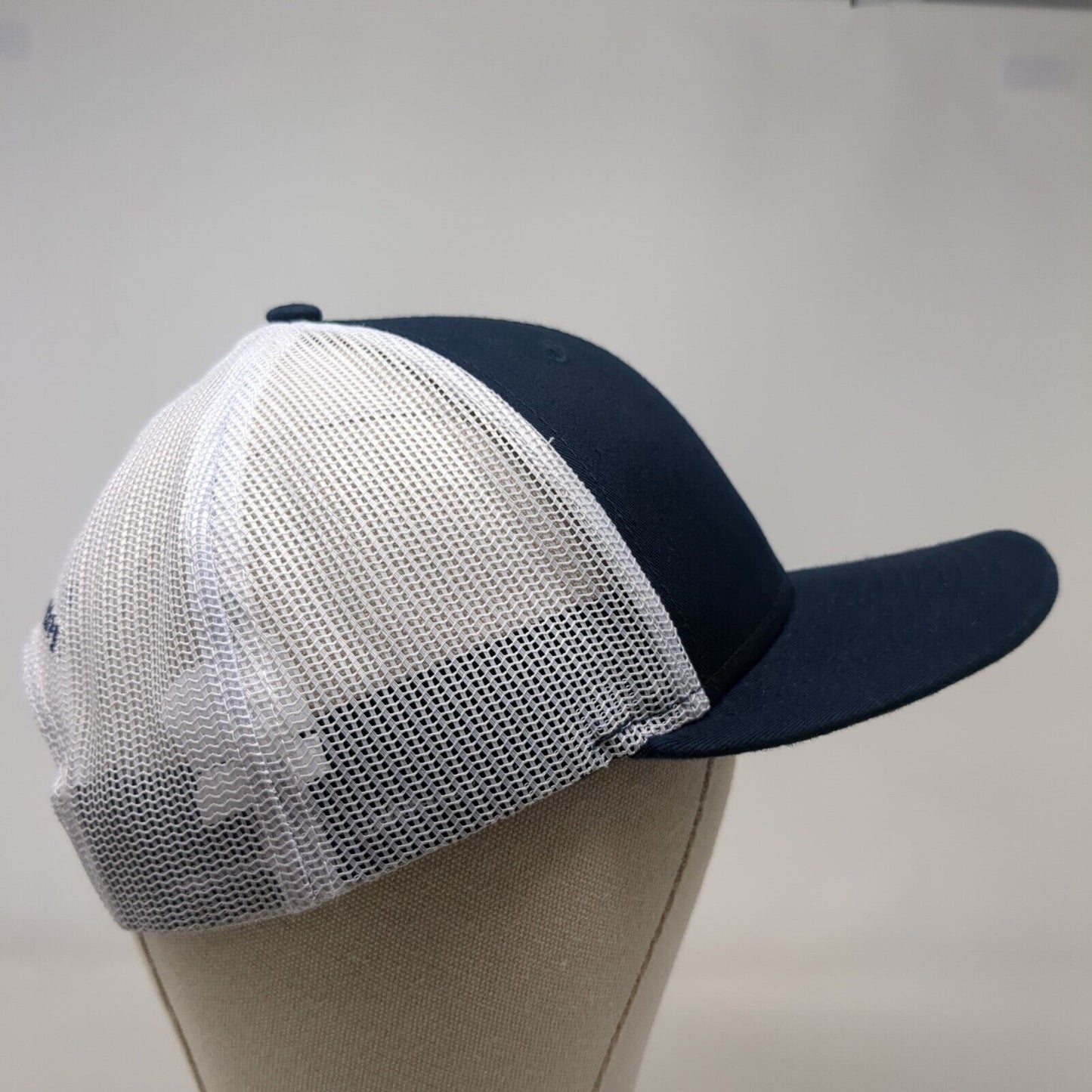 New Era Snapback Mesh Back Trucker Hat Blue One Size Inspire Hope