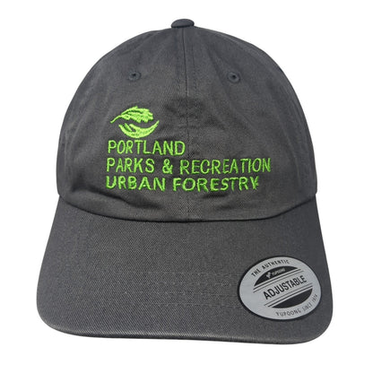 Portland Parks & Recreation Urban Forestry Slideback Hat Gray One Size