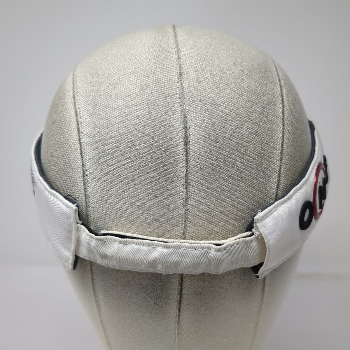 Nike Golf Visor White One Size Swoosh Nike One VR Victory Red Polyester Hat