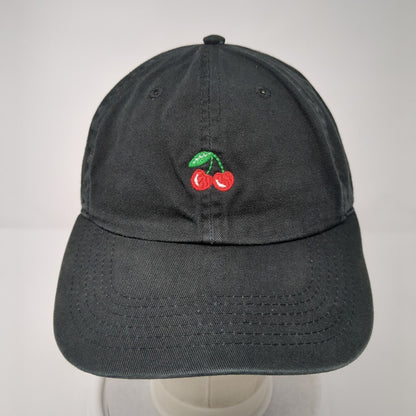 Cherry Slideback Hat Black One Size J. Galt 44 Prince St. NY Newhattan