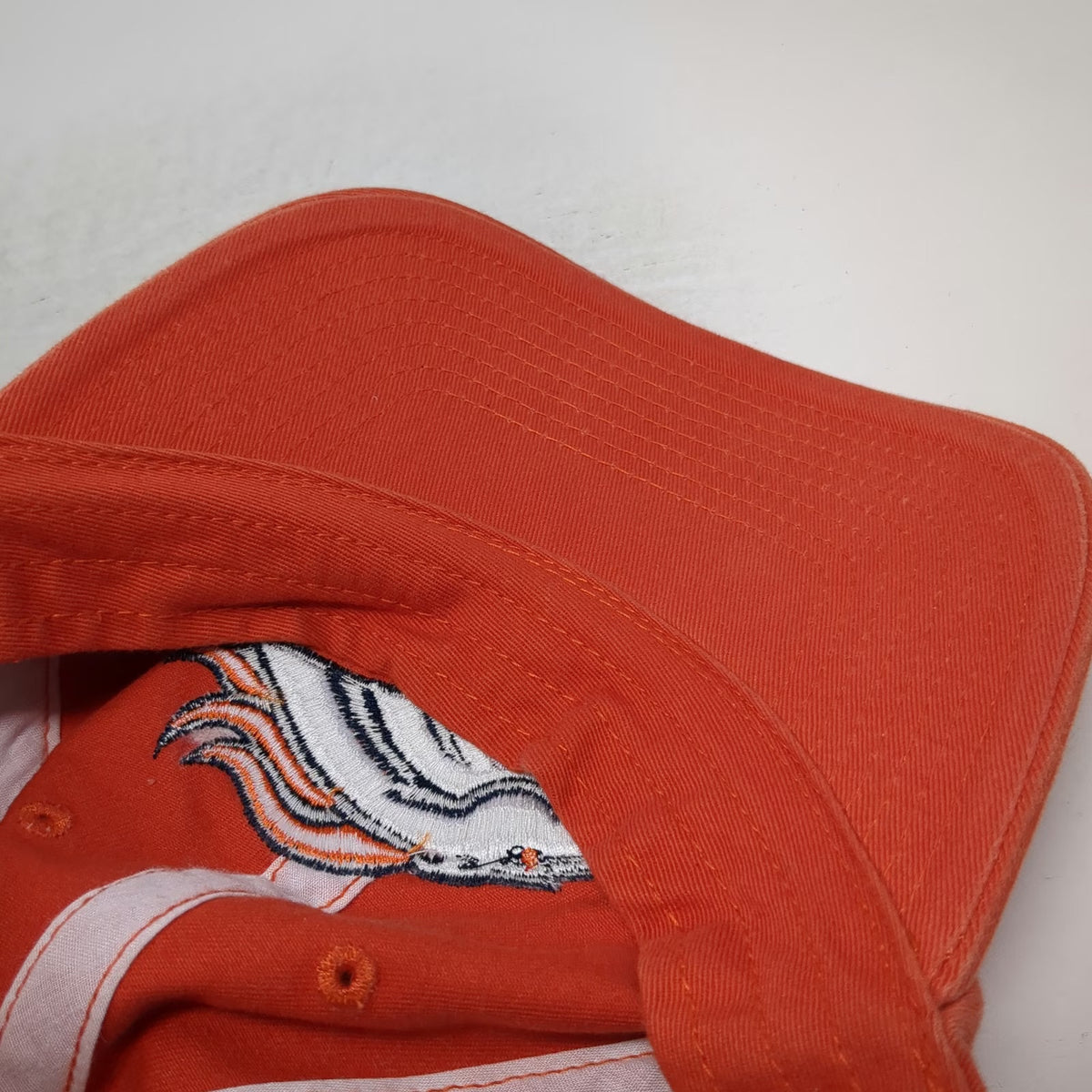 '47 Denver Broncos NFL Orange White Blue OSFM Bridgestone Golf Slideback Cap Hat