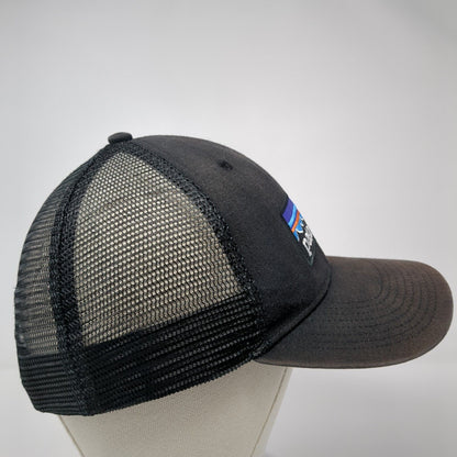 Patagonia Snapback Mesh Back Trucker Hat Black One Size Adjustable