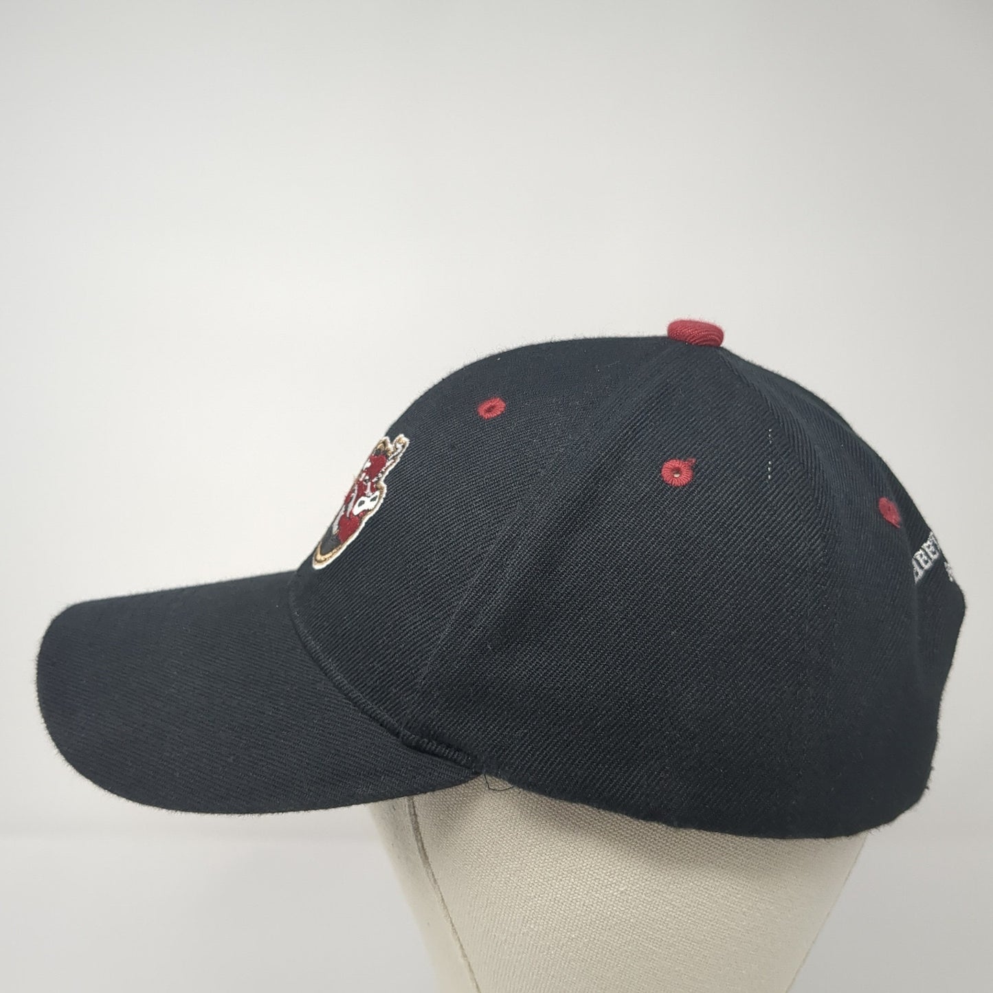 Sheet Metal Local Strapback Hat Black One Size Embroidered Adjustable