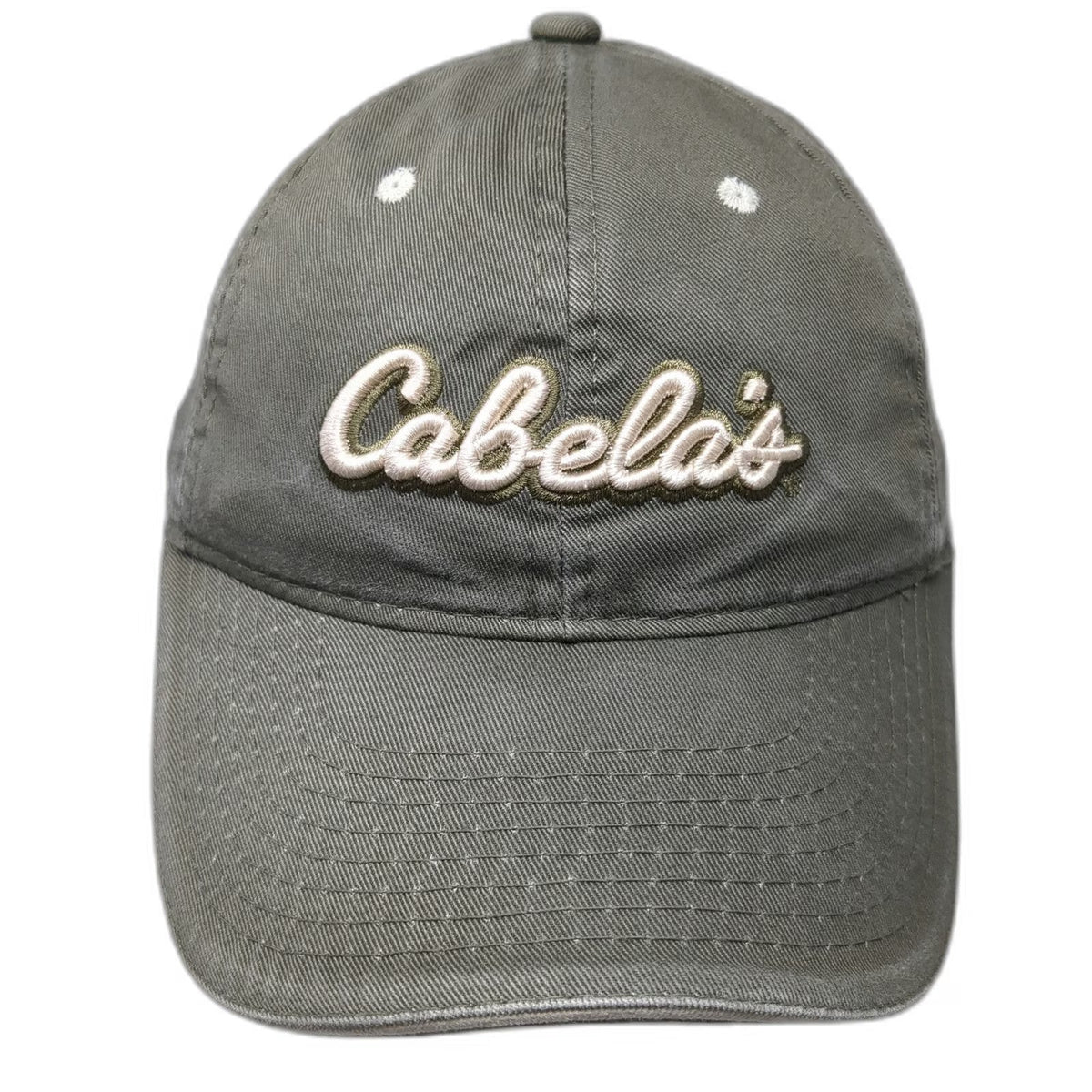 Cabelas Baseball Cap Green One Size Slideback Worlds Foremost Outfitter Hat