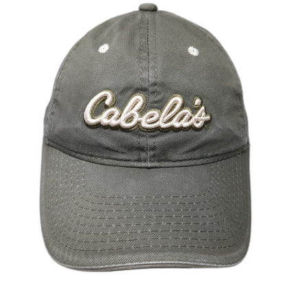 Cabelas Baseball Cap Green One Size Slideback Worlds Foremost Outfitter Hat