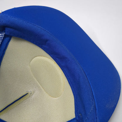 Bahamas Scrambled Eggs Trucker Hat Blue One Size Mesh Snapback Souvenir Captain
