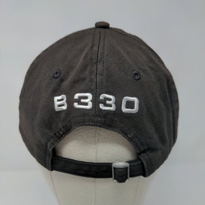Bridgestone Golf Slideback Hat Black OSFA Adjustable Embroidered Cotton