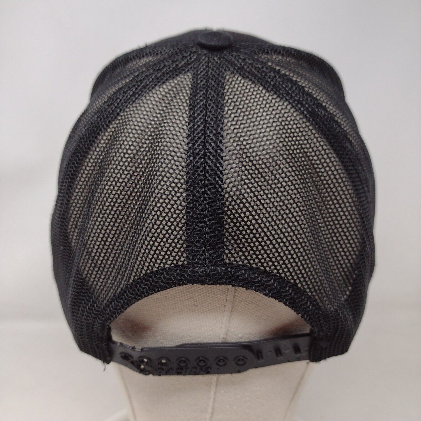 Winspear Construction Snapback Trucker Hat Black OSFA Mesh Back Solid