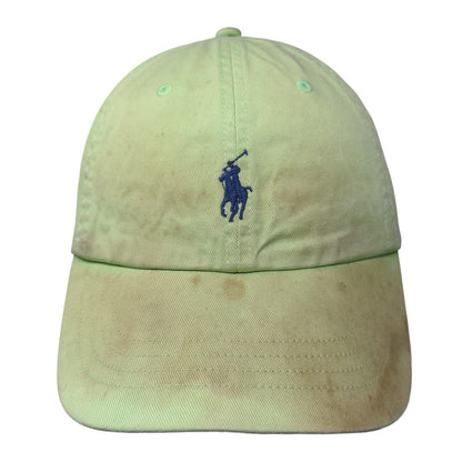 Polo Ralph Lauren Small Pony Slideback Hat Green One Size Embroidered