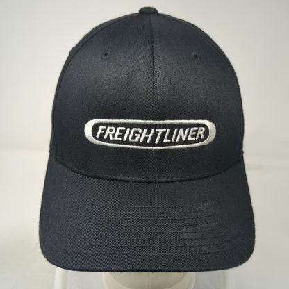 Flexfit Baseball Cap Black XL Freightliner Trucking Logo Embroidered Hat
