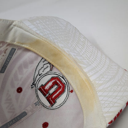 Utah Utes NCAA Zephyr Snapback Hat White Red One Size Geometric Tribal Print