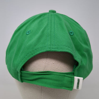 TimberStone Golf Course Strapback Hat Green One Size Solid Legendary