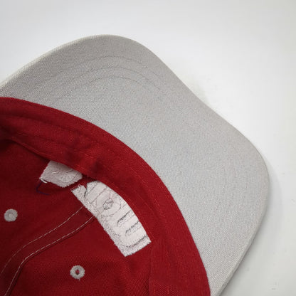 Adams Baseball Cap Red One Size Axiom Logo Slideback Contrast Stitching Hat