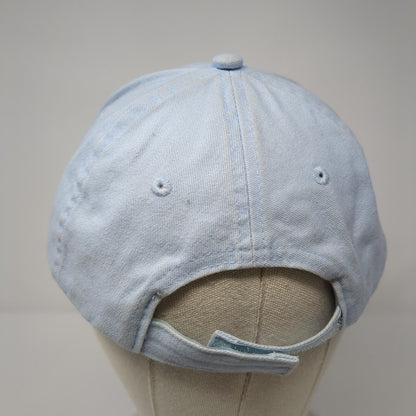 Gulf Shores Strapback Hat Blue One Size Solid Adjustable Embroidered