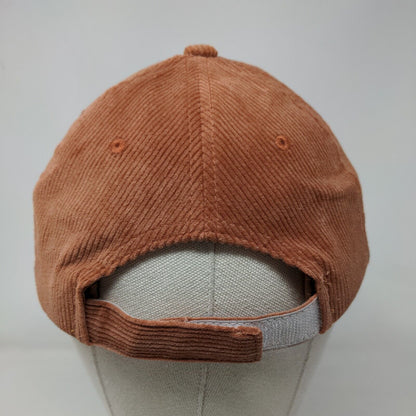 C&C California Strapback Hat Brown One Size Corduroy Adjustable 6 Panel